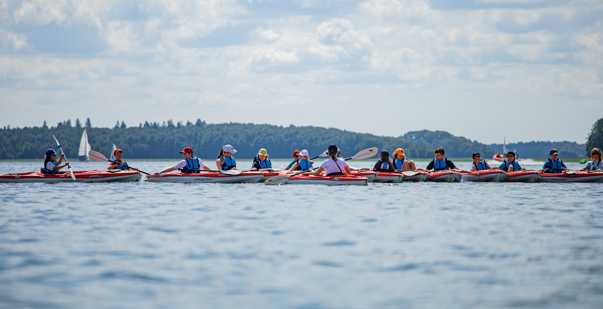 Camp sportów wodnych